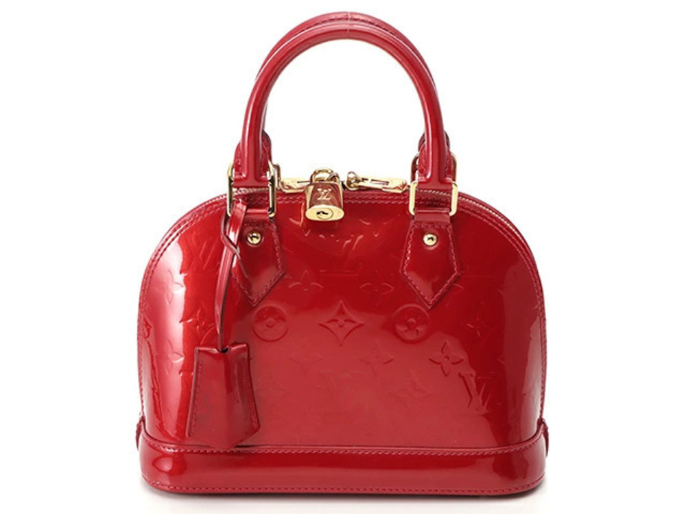 LOUIS VUITTON bag Alma Vernis Pomme d Amour